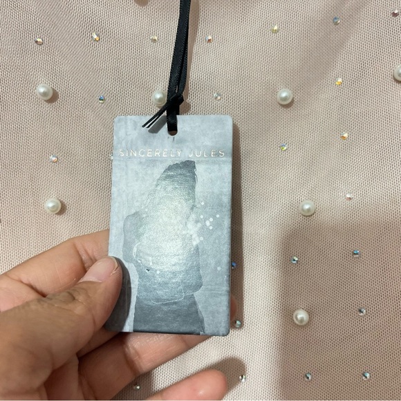 Sincerely Jules Womens Crop Top Embellish Size XL - Picture 4 of 7